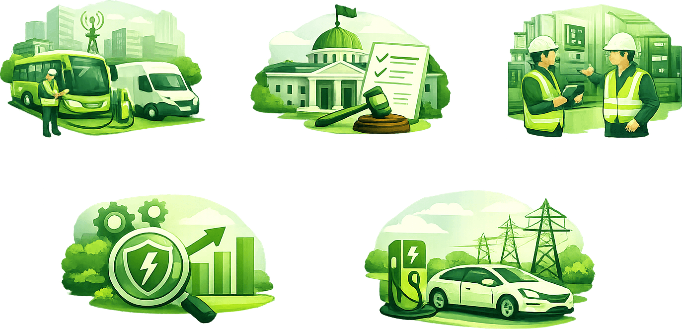The battery lifecycle: from manufactured, to in-operation, to decommissioned, to recycled.